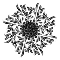 Minimalist modern mandala decoration pattern