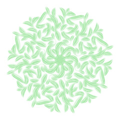 Minimalist modern mandala decoration pattern