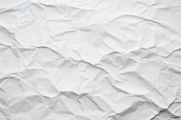 Obraz premium Crumpled White Paper Texture Background for Minimalist Designs and Creative Projects Creating a Subtle and Elegant Effect