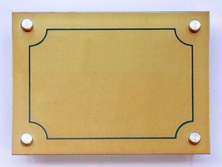 Plaque de rue pour professions libérales 