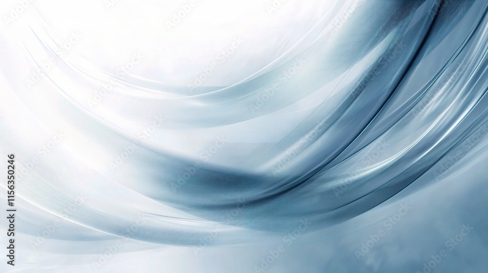 Poster abstract digital financial background with soft flowing elements