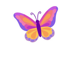 Artistic Butterfly Drawing