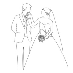 bride and groom