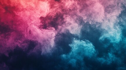 Obraz premium Colorful abstract smoke cloud blending red and blue tones, perfect for backgrounds or creative projects.