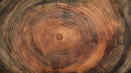 Fototapeta premium Natural Wood Texture Top View, Featuring Authentic Grain Patterns, Perfect for Backgrounds and Design Projects.