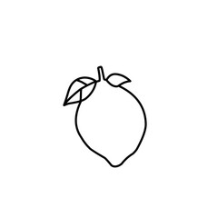 lemon outline