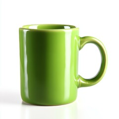 Bright Green Ceramic Coffee Mug
