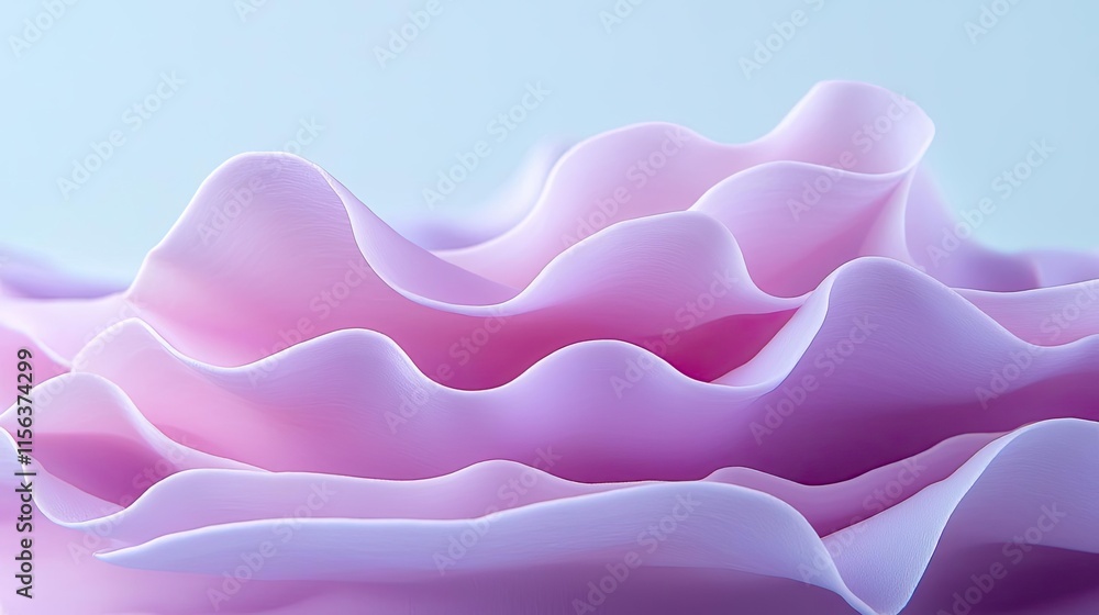 Aufkleber pastel floral idea. soft pink layered petals create a calming visual for design and nature enthusias