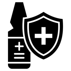 Obraz premium Ampoule Icon