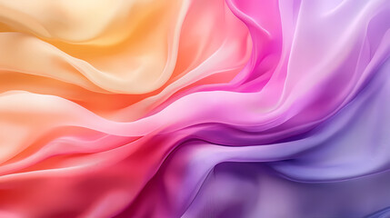Obraz premium Silken hues the art of fluid gradients. Silken. Illustration