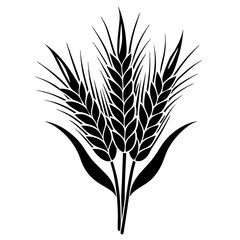 Golden harvest. Golden harvest white background.