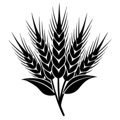 Golden harvest. Golden harvest white background.