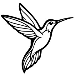 illustration of a hummingbird