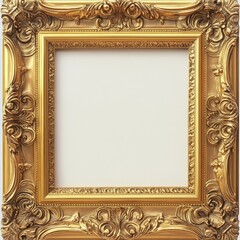 Ornate Golden Picture Frame