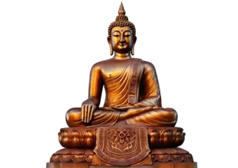 Fotobehang Boeddha Buddha statues,stand isolated on a transparent or white background  © Hanoi .s