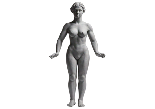 Grey modelling clay in shape creature human isolated on a transparent or white background