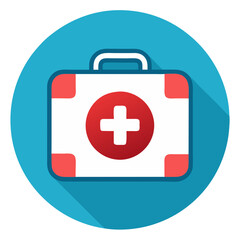 Obraz premium first aid icon design