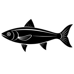 Herring silhouette vector