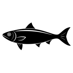 Herring silhouette vector