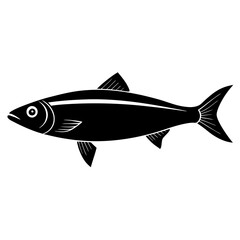 Herring silhouette vector