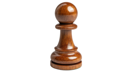 Chess pawn, transparent background