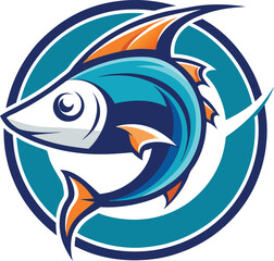 Iconic Fish Logo for Businesses