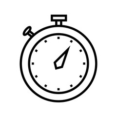 Clock alarm clock icon - vector illustration