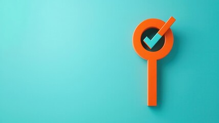 register account record. Verified account registration and record system, animated checkmarks confirming secure data, 3D illustration