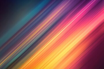 Obraz premium A colorful stripe with a yellow line in the middle. The stripe is purple and blue. The stripe is very long