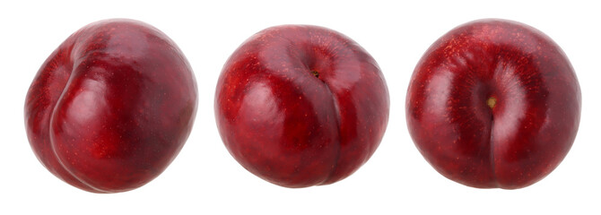 Close-up, plum isolated, transparent PNG, PNG format, cut out, Collection, set