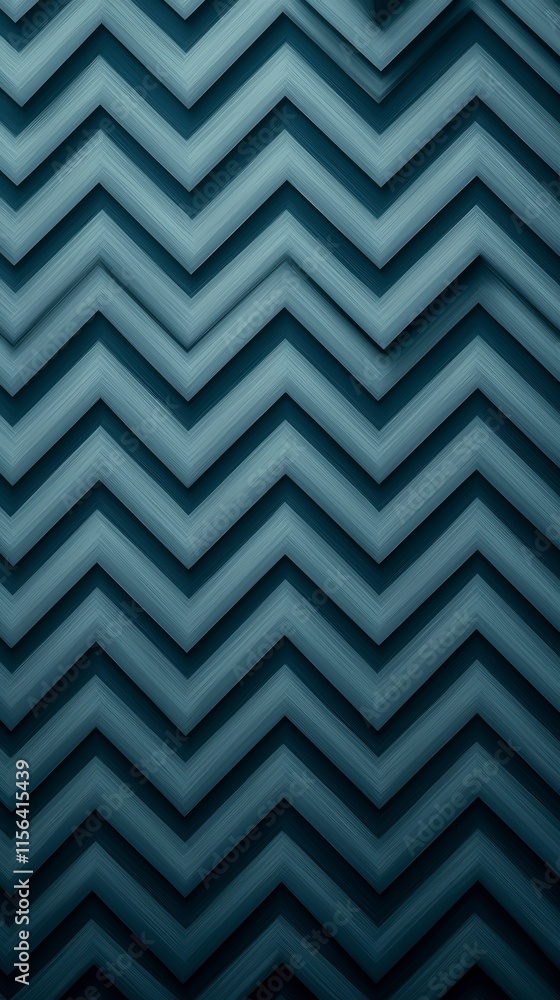 Poster abstract chevron pattern background blue zigzag texture design