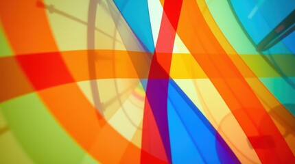 Obraz premium Vibrant Abstract Light Play 