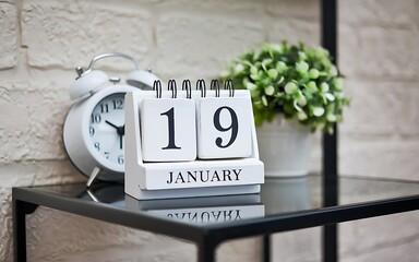 19 January calendar for your special day 