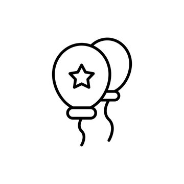 recommend clip art: Balloon outline icons, minimalist vector illustration ,simple transparent graphic element .Isolated on white background