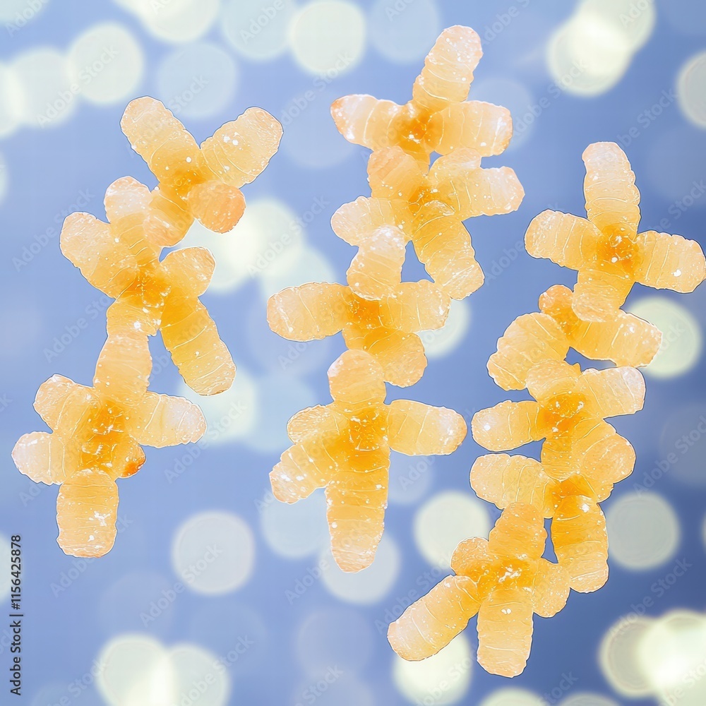 Aufkleber decorative citrus shapes on shimmering background for culinary use