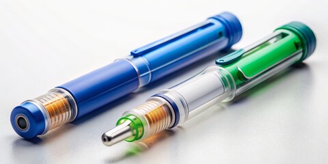 Insulin Pen Cartridge Comparison: Wide-Angle Photography of  Diabetes Management Tools
