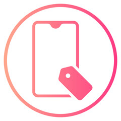 tags gradient icon
