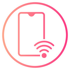 wifi gradient icon