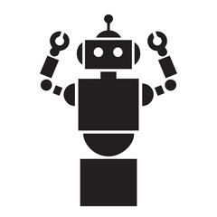 robot vector icon