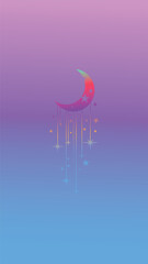 moon and stars wallpapers for mobile phones and backgrounds Wallpapers featuring foliage usually feature a natural and lush aesthetic