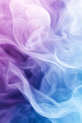 Obraz premium A vibrant and colorful background with a purple and blue smokey effect. The smoke is scattered throughout the scene, creating a dynamic and eye-catching atmosphere