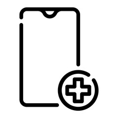 Fototapeta premium medical line icon