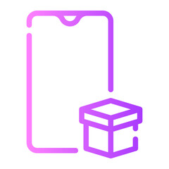 delivery gradient icon
