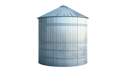 Metal Grain Silo Farm Storage Agriculture Structure Rural Building