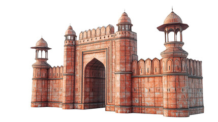 Delhis Amar Singh Gate Architectural Marvel, Red Sandstone, Historical Landmark