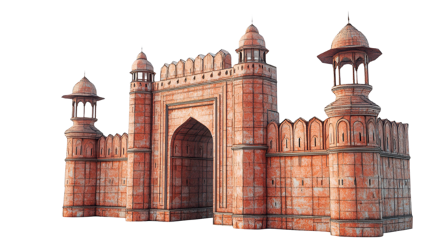 Delhis Amar Singh Gate Architectural Marvel, Red Sandstone, Historical Landmark