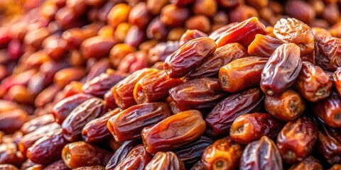 Ramadan Kurma: Delicious Dried Dates, Islamic Holy Month Food, Iftar Meal, Sweet Treats, Healthy Snack