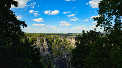 Elbsandsteingebirge - Gebirge - Sächsische Schweiz - Deutschland - Sachsen - Gebirge - Berg -...
