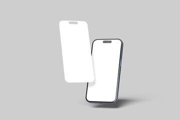 Phone Screen Blank Mockup