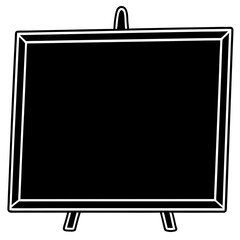 Blackboard Line Art Vector Design